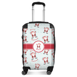 Santa Clause Making Snow Angels Suitcase (Personalized)