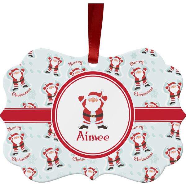 Santa Claus Christmas Ornament (Front View)