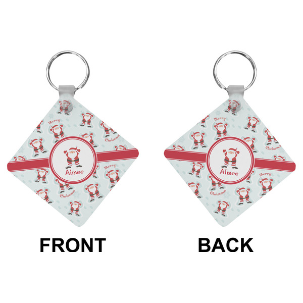 Santa Claus Diamond Keychain (Front + Back)