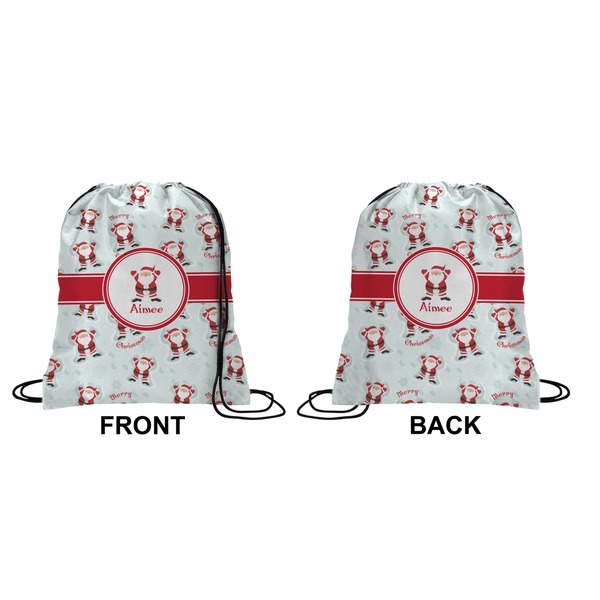 Santa Claus Drawstring Backpack