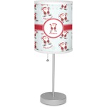 Santa Clause Making Snow Angels 7" Drum Lamp with Shade Polyester (Personalized)