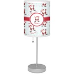 Santa Clause Making Snow Angels Lamp with Drum Shade (Personalized)