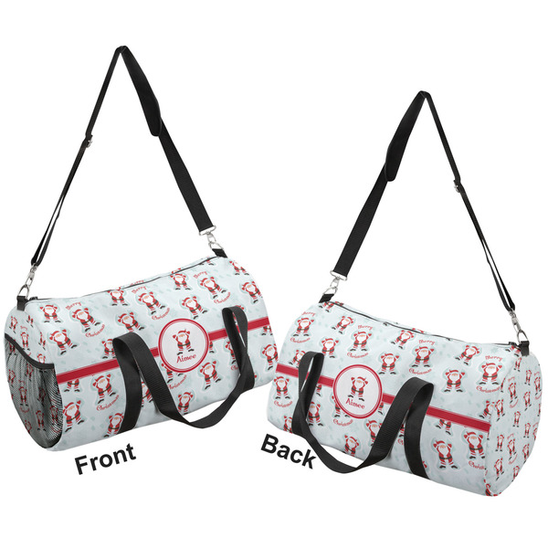 Santa Claus Duffle bag large front and back sides