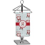 Santa Clause Making Snow Angels Finger Tip Towel - Full Print w/ Name or Text