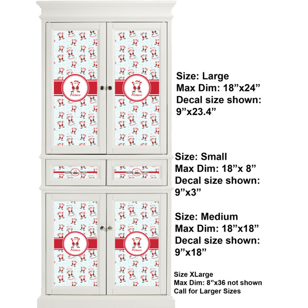 Santa Claus Full Cabinet (Show Sizes)