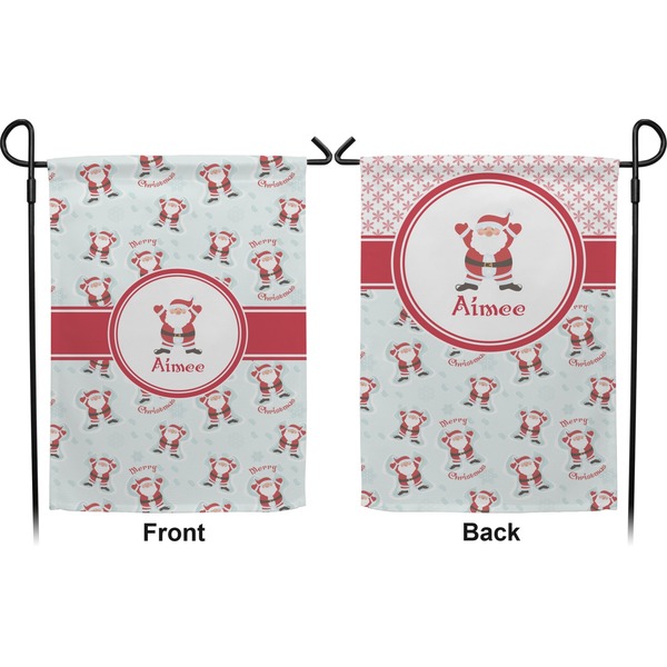 Santa Claus Garden Flag - Double Sided Front and Back