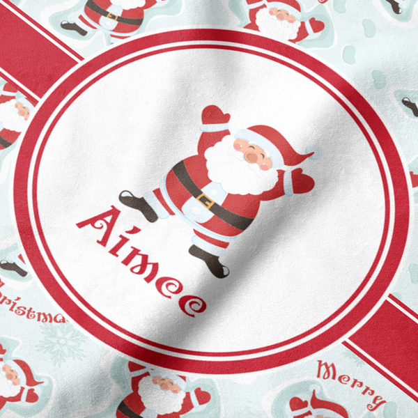Santa Claus Hooded Baby Towel- Detail Close Up