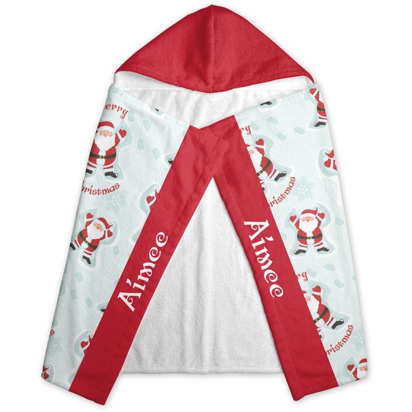 Santa Claus Hooded Towel - Folded