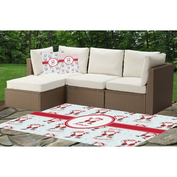 Santa Claus Outdoor Mat & Cushions