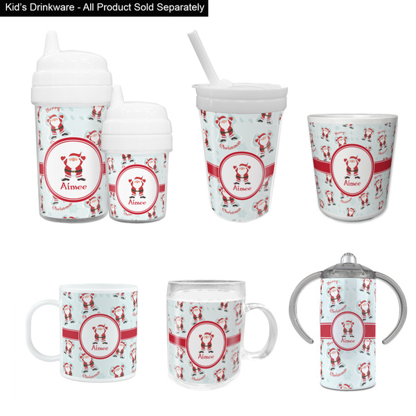 Santa Claus Kid's Drinkware - Customized & Personalized