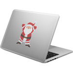 Santa Clause Making Snow Angels Laptop Decal