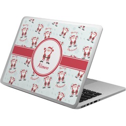 Santa Clause Making Snow Angels Laptop Skin - Custom Sized w/ Name or Text