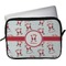 Santa Clause Making Snow Angels Laptop Sleeve / Case (Personalized)