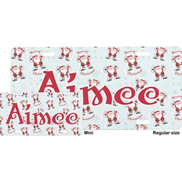 Santa Claus License Plate (Sizes)