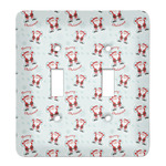 Santa Clause Making Snow Angels Light Switch Cover (2 Toggle Plate)