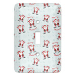 Santa Clause Making Snow Angels Light Switch Cover