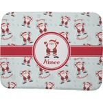 Santa Clause Making Snow Angels Memory Foam Bath Mat - 48"x36" w/ Name or Text