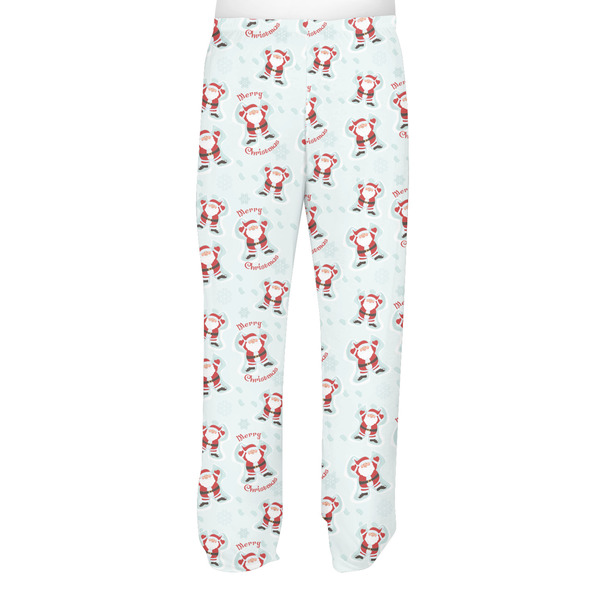 Santa Claus Men's Pjs Back - on model
