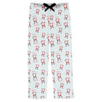 Santa Clause Making Snow Angels Mens Pajama Pants - XS
