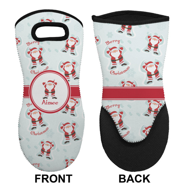 Santa Claus Neoprene Oven Mitt (Front & Back)