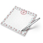 Santa Clause Making Snow Angels Notepad (Personalized)