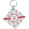 Santa Claus Personalized Diamond Key Chain