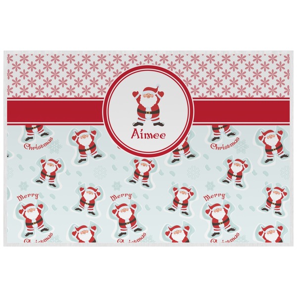 Santa Claus Personalized Placemat (Back)