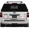 Santa Claus Personalized Square Car Magnets on Ford Explorer