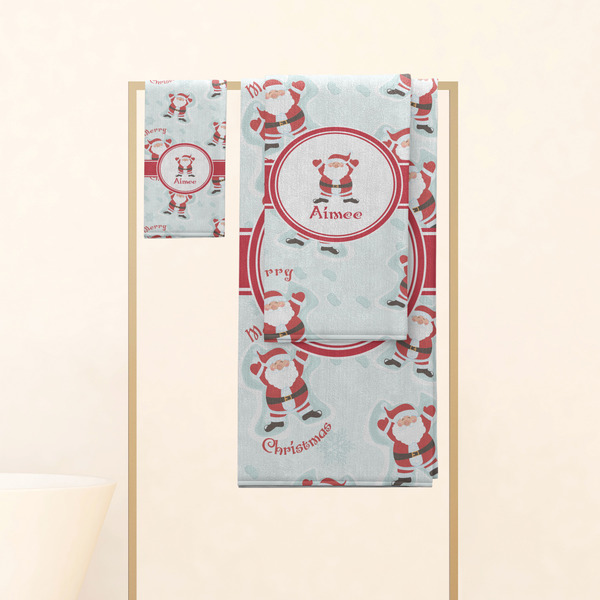 Santa Claus Personalized Towel Set