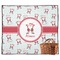 Santa Claus Picnic Blanket - Flat - With Basket