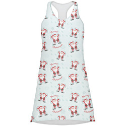 Santa Clause Making Snow Angels Racerback Dress (Personalized)