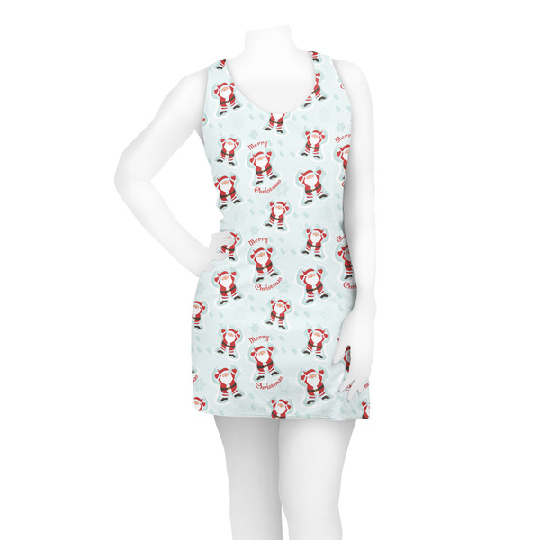 Santa Claus Racerback Dress - On Model - Front