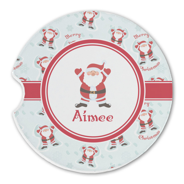 Santa Claus Sandstone Car Coaster - Single