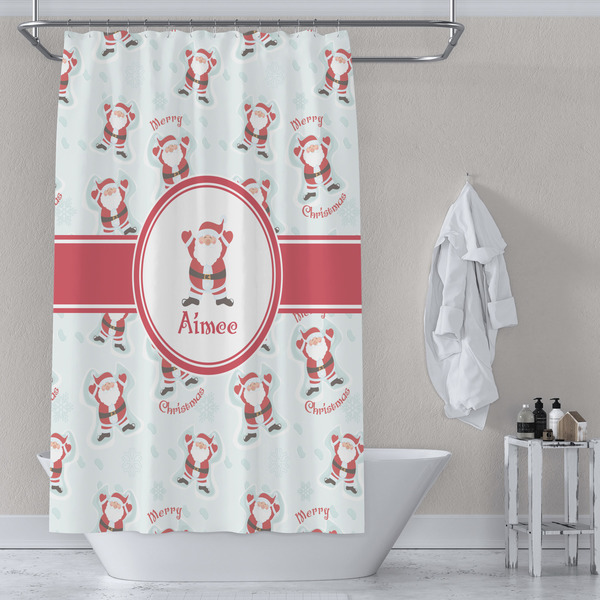 Santa Claus Shower Curtain Lifestyle