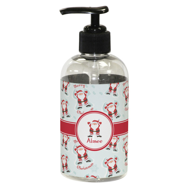 Santa Clause Making Snow Angels Small Soap/Lotion Bottle