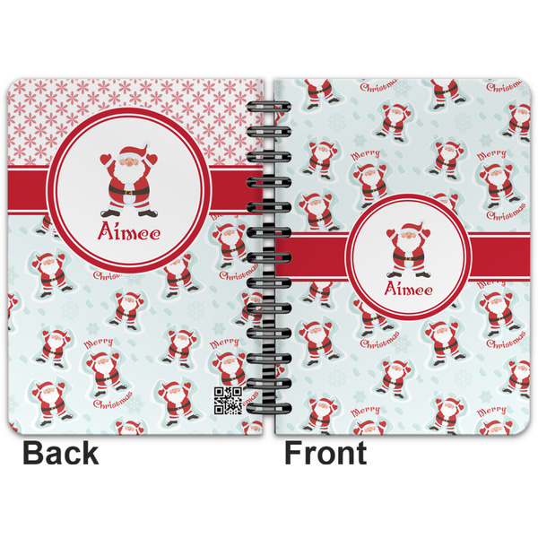 Santa Claus Spiral Journal 5 x 7 - Apvl