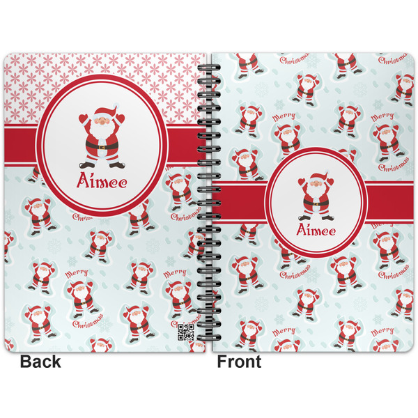 Santa Claus Spiral Journal 7 x 10 - Apvl