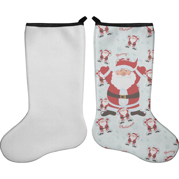 Santa Claus Stocking - Single-Sided - Approval