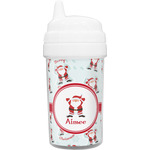 Santa Clause Making Snow Angels Sippy Cup (Personalized)