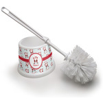 Santa Clause Making Snow Angels Toilet Brush (Personalized)