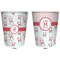 Santa Claus Trash Can White - Front and Back - Apvl