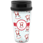 Santa Clause Making Snow Angels Acrylic Travel Mug without Handle (Personalized)