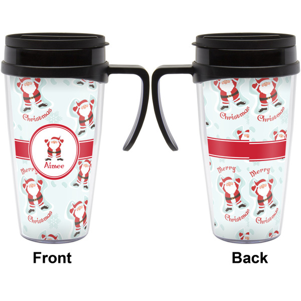 Santa Claus Travel Mug with Black Handle - Approval