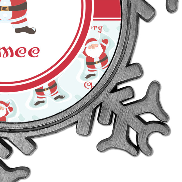 Santa Claus Vintage Snowflake - Detail