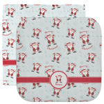 Santa Clause Making Snow Angels Facecloth / Wash Cloth (Personalized)