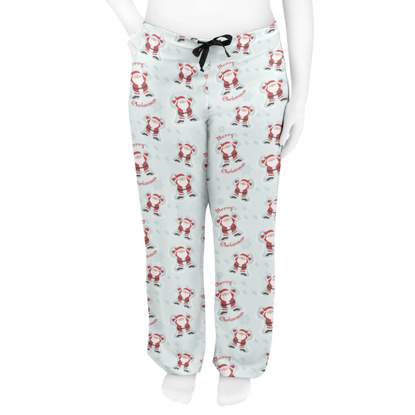 Santa Claus Women's Pj on model - Front