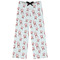 Santa Clause Making Snow Angels Womens Pajama Pants