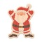 Santa Claus Wooden Sticker - Main