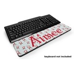 Santa Clause Making Snow Angels Keyboard Wrist Rest (Personalized)