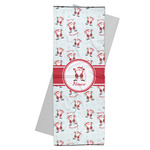 Santa Clause Making Snow Angels Yoga Mat Towel w/ Name or Text
